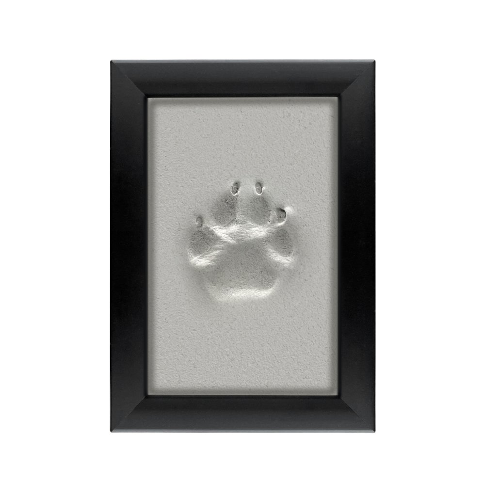 Лапка питомца в гипсовой рамке