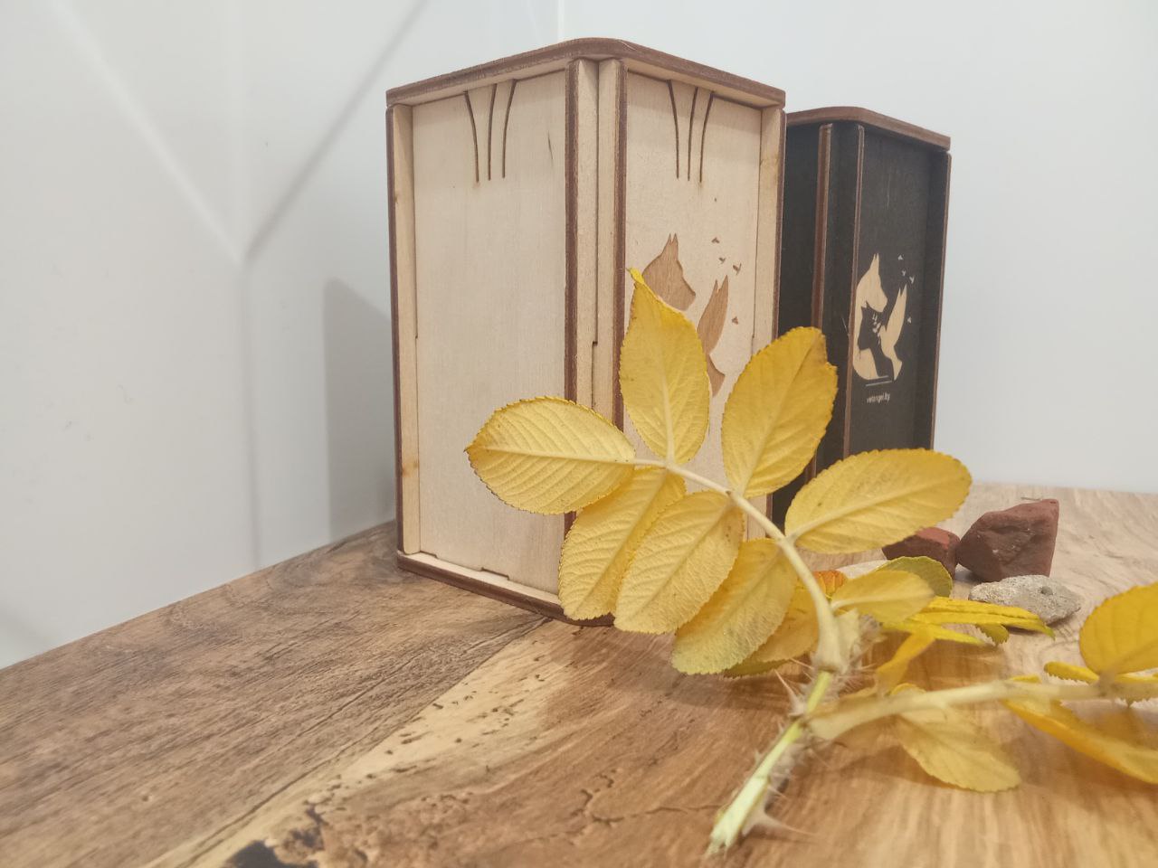 Деревянная урна для праха (мини)